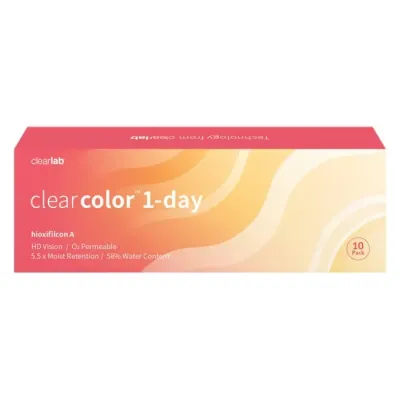 ClearLab ClearColor 1-Day Green kolorowe soczewki kontaktowe 10 szt