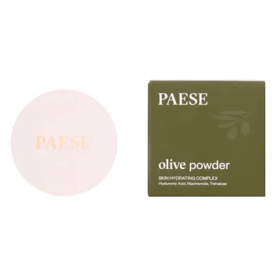 Paese Olive transparentny sypki puder oliwkowy do twarzy 6 g