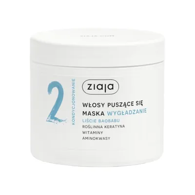 Ziaja Wygładzenie Liście Baobabu maska do włosów puszących się 350ml