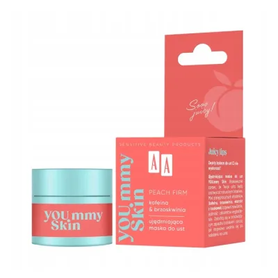 AA You.mmy Skin ujędrniająca maska do ust Peach Firm 10 g
