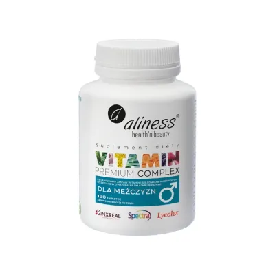 Aliness Premium Vitamin Complex suplement diety dla mężczyzn 120 tabletek