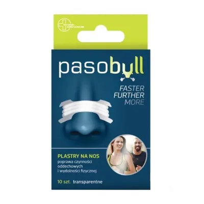 Pasobull Faster Further More plastry na nos 10szt