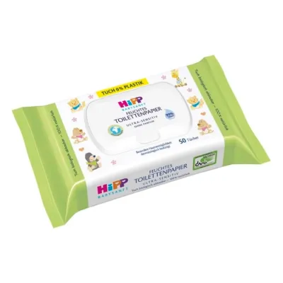 HiPP Babysanft nawilżany papier toaletowy Ultra-Sensitive 50 sztuk