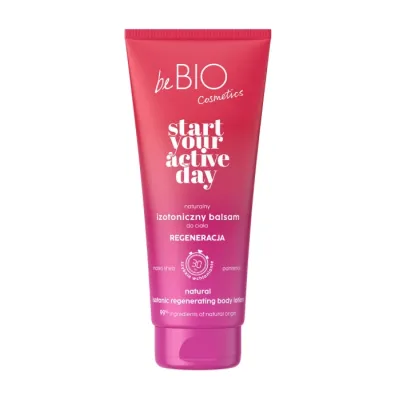Bebio Start Your Active Day naturalny izotoniczny balsam do ciała regeneracja 200 ml