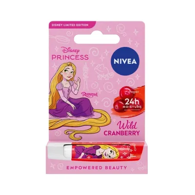 NIVEA Disney Princess pielęgnująca pomadka do ust Wild Cranberry 4,8 g