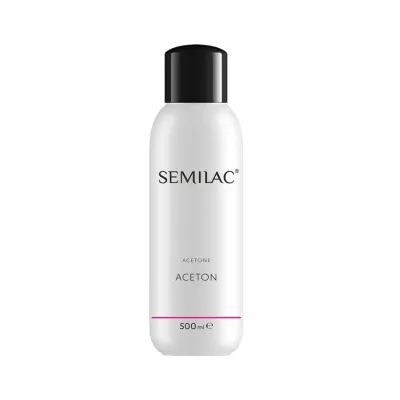 Semilac Acetone zmywacz do lakieru hybrydowego 500 ml