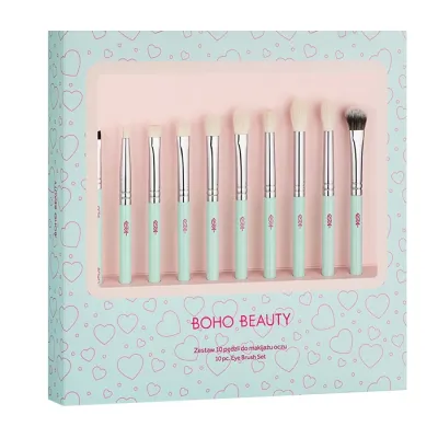 Boho Beauty Love Color zestaw 10 pędzli do makijażu oczu