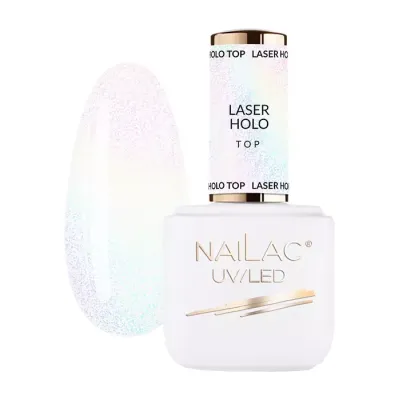 NAILAC LASER HOLO TOP HYBRYDOWY 7ML