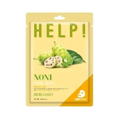 Bergamo HELP! Noni maseczka w płachcie z morwą indyjską 25 ml