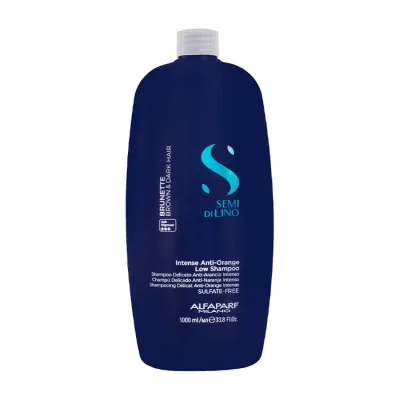Alfaparf Milano Semi Di Lino Brunette szampon do włosów ciemnych 1000 ml