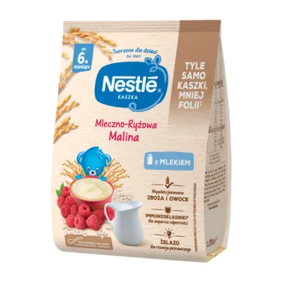 Nestle kaszka mleczno-ryżowa Malina 230g