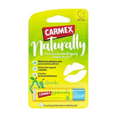 Carmex Naturally intensywnie nawilżający balsam do ust Gruszka 4,25g