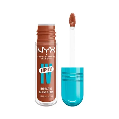 NYX Professional Makeup Lip IV Hydrating Gloss Serum błyszczyk do ust 01 Carmel Drip 5 ml