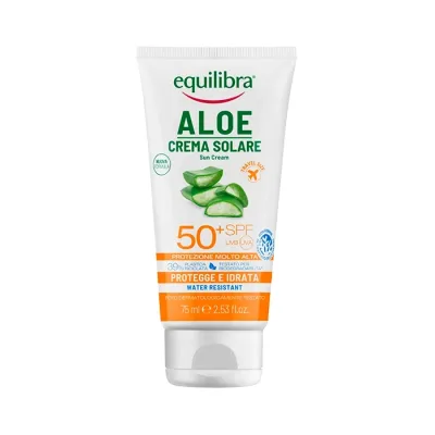 Equilibra Aloe aloesowy krem przeciwsłoneczny SPF50 75ml Travel Size