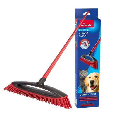 Vileda Pet Pro Always Clean szczotka do zamiatania sierści i włosów 1 sztuka