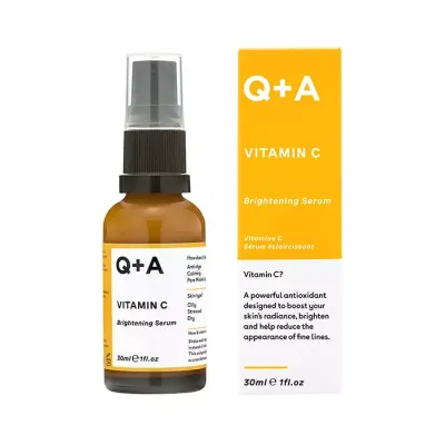Q+A Rozświetlające serum do twarzy z witaminą C 30ml