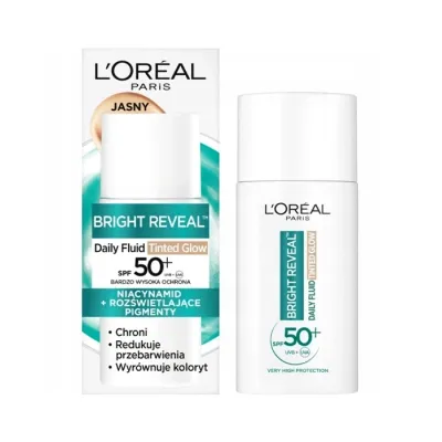 L'Oréal Paris Bright Reveal rozświetlający fluid z filtrem SPF50+ Jasny 50ml