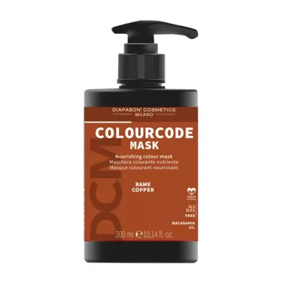 Diapason Cosmetics Milano Colourcode koloryzująca maska do włosów Copper 300ml