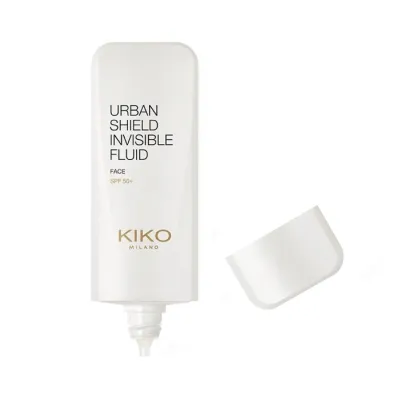 KIKO Milano Urban Shield Invisible Fluid ochronny fluid do twarzy z filtrem SPF50+ 50 ml