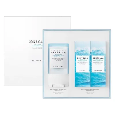 Skin1004 Madagascar Centella Hyalu-Cica Sunsational Kit zestaw kosmetyków do twarzy i ciała sztyft ochronny 20 g + krem przeciwsłoneczny 2 x 15 ml