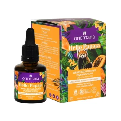 Orientana Hello Papaja serum do twarzy rozjaśniające przebarwienia 30ml