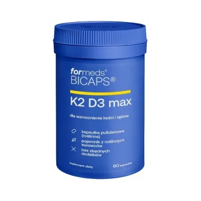 ForMeds BICAPS K2 D3 max suplement diety 60 kapsułek
