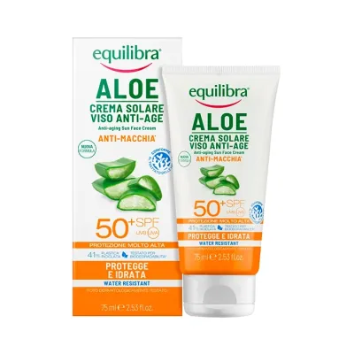 Equilibra Aloe aleosowy przeciwzmarszczkowy krem przeciwsłoneczny SPF50+ 75ml