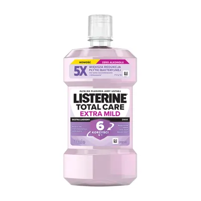 Listerine Total Care Extra Mild płyn do płukania jamy ustnej 500ml