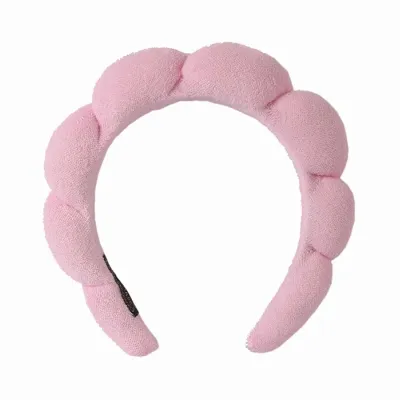 Top Choice opaska kosmetyczna frotte Róż