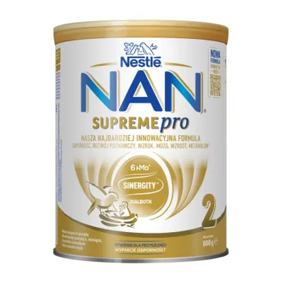Nestle NAN Supreme Pro 2 mleko następne w proszku dla niemowląt po 6 miesiącu życia 800g