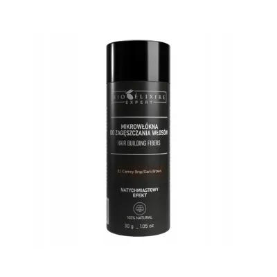 Bioelixire Expert mikrowłókna bawełniane do zagęszczania włosów Ciemny Brąz 30 g