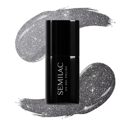 Semilac Magnetic Glow Cat Eye lakier hybrydowy 334 Silver Lavender 7 ml
