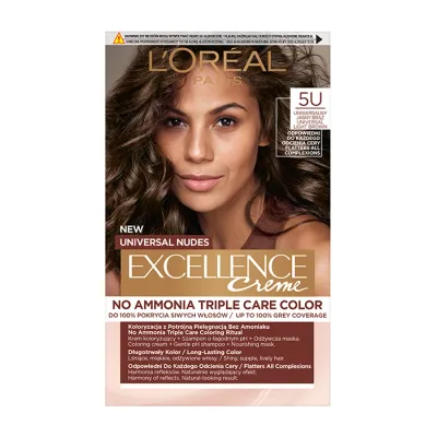 L'Oréal Paris Excellence Créme Universal Nudes trwała farba do włosów bez amoniaku 5 U