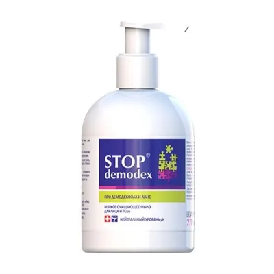 GoldenPharm Stop Demodex mydło do twarzy i ciała 270ml