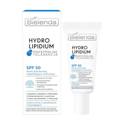 Bielenda Hydro Lipidium nawilżająco-ochronny krem barierowy SPF50 30 ml