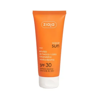 Ziaja Sopot Sun wodoodporna emulsja do twarzy i ciała SPF30 100ml