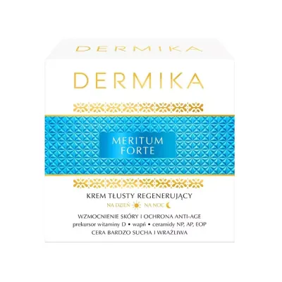 DERMIKA MERITUM FORTE KREM TŁUSTY REGENERUJĄCY NA DZIEŃ I NA NOC 50ML