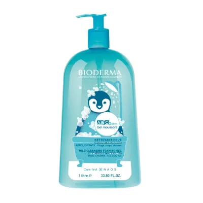 Bioderma ABCDerm żel do mycia ciała i włosów dla dzieci i niemowląt 1000 ml