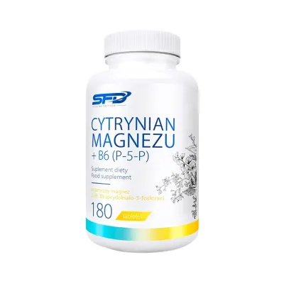 SFD CYTRYNIAN MAGNEZU + B6(P-5-P) SUPLEMENT DIETY 180 KAPSUŁEK