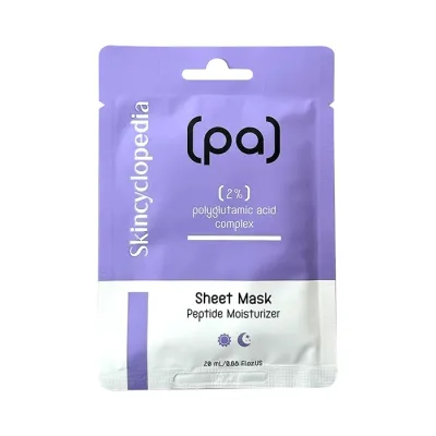 Skincyclopedia maska w płachcie do twarzy z 2% kompleksem kwasu poliglutaminowego 20ml