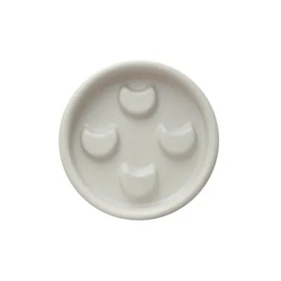 Mohani ceramiczna mydelniczka ecru