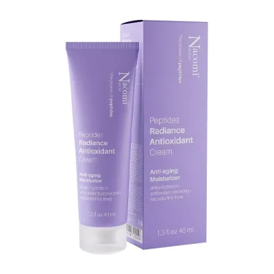 Nacomi Next Level Peptides Radiance Antioxidant Cream przeciwstarzeniowy krem do twarzy 40 ml