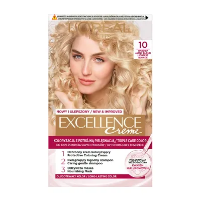 L'Oréal Paris Excellence Créme farba do włosów 10 bardzo jasny blond