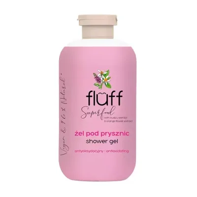 Fluff Superfood antyoksydacyjny żel pod prysznic Kudzu i Kwiat Pomarańczy 500 ml