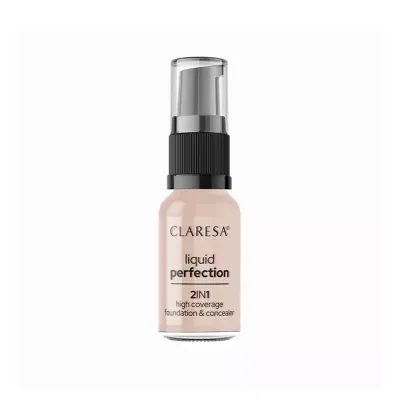 Claresa Liquid Perfection podkład do twarzy 2w1 103 Cool Medium 18g
