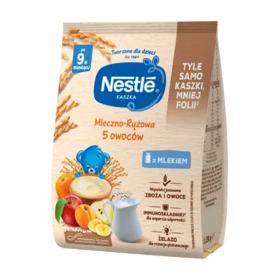 Nestle kaszka mleczno-ryżowa 5 Owoców 230g