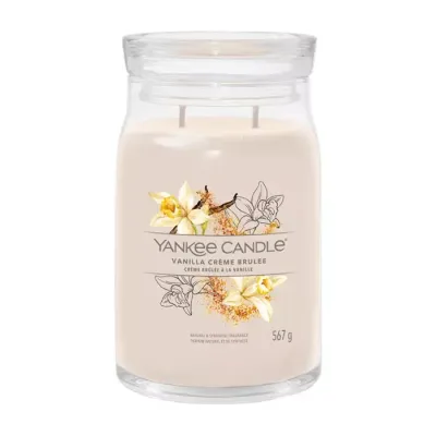 Yankee Candle Signature duża świeca zapachowa Vanilla Creme Brulee 567 g