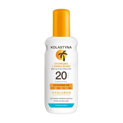 KOLASTYNA EMULSJA DO OPALANIA W SPRAYU SPF20 150ML