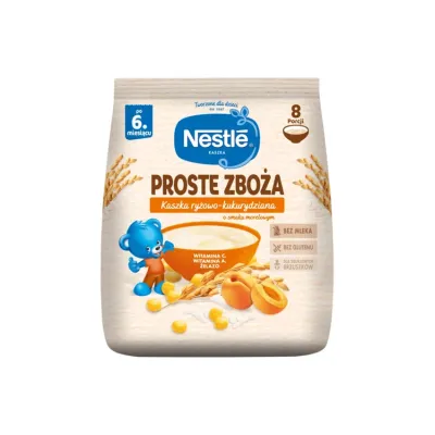 Nestle Proste Zboża kaszka ryżowo-kukurydziana Morela 144g