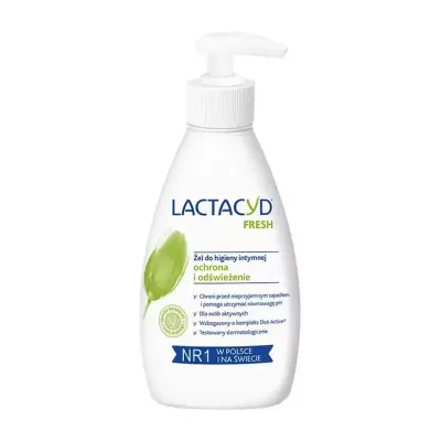 LACTACYD FRESH ODŚWIEŻAJĄCY ŻEL DO HIGIENY INTYMNEJ Z POMPKĄ 200ML